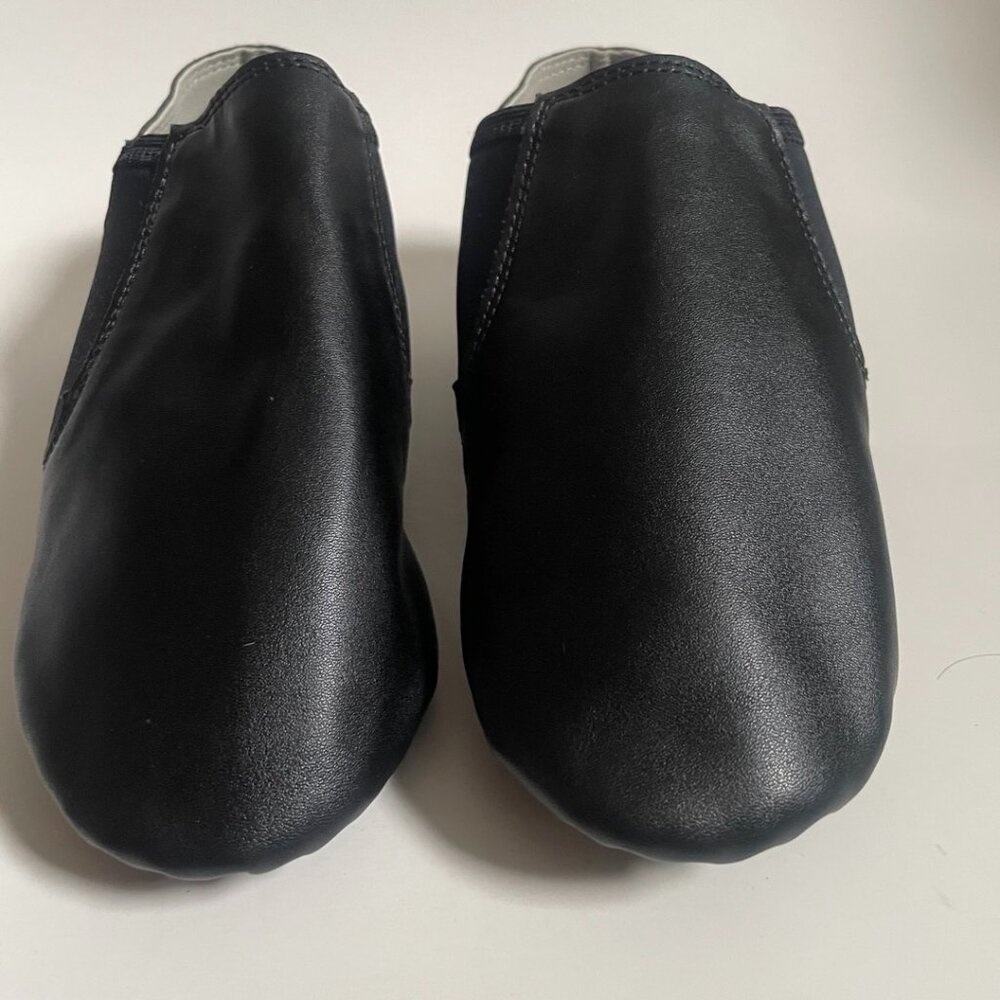 Black Slip-On Jazz Dance Shoes